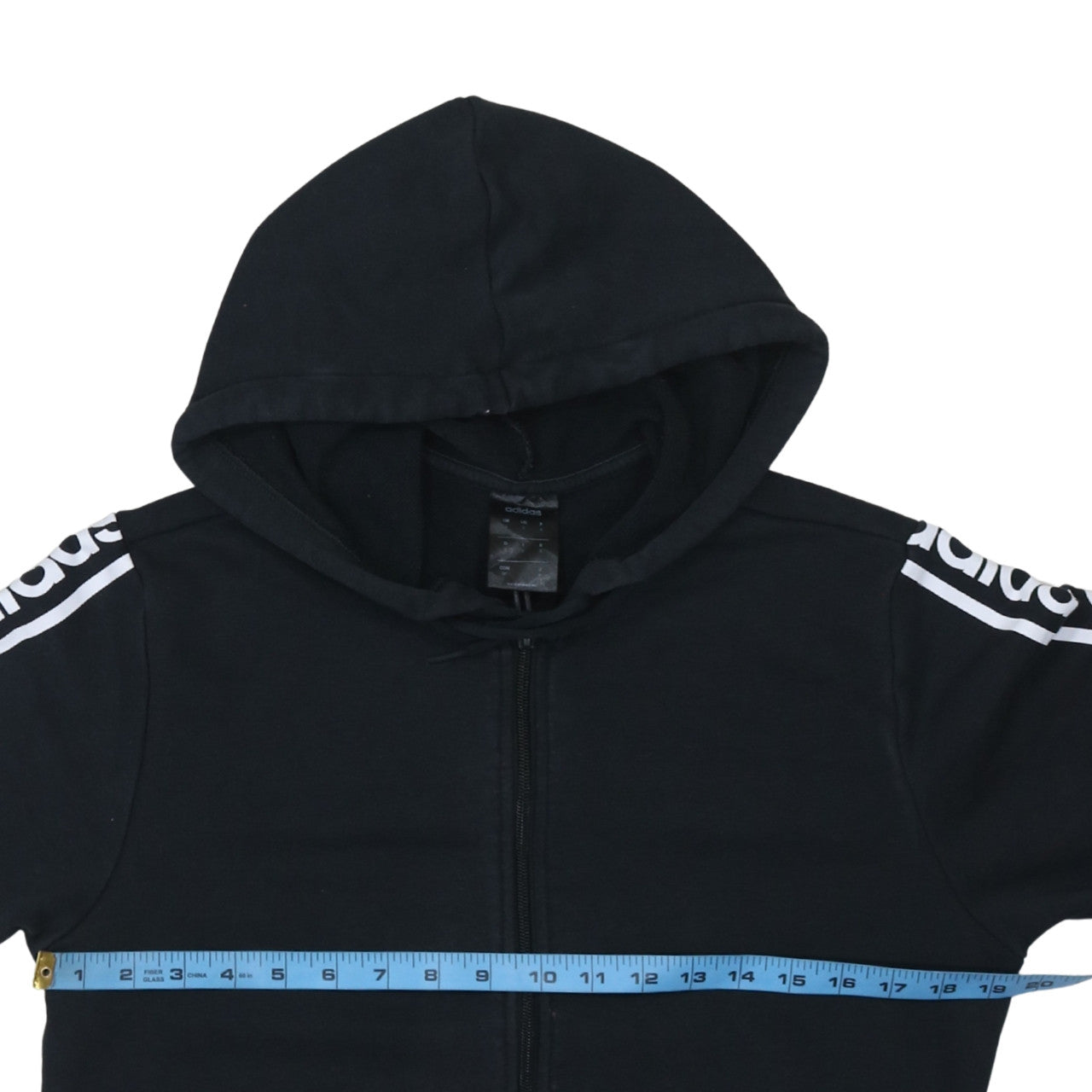 adidas Men's Black Full Zip Hoodie Small Lightweight Sportswear