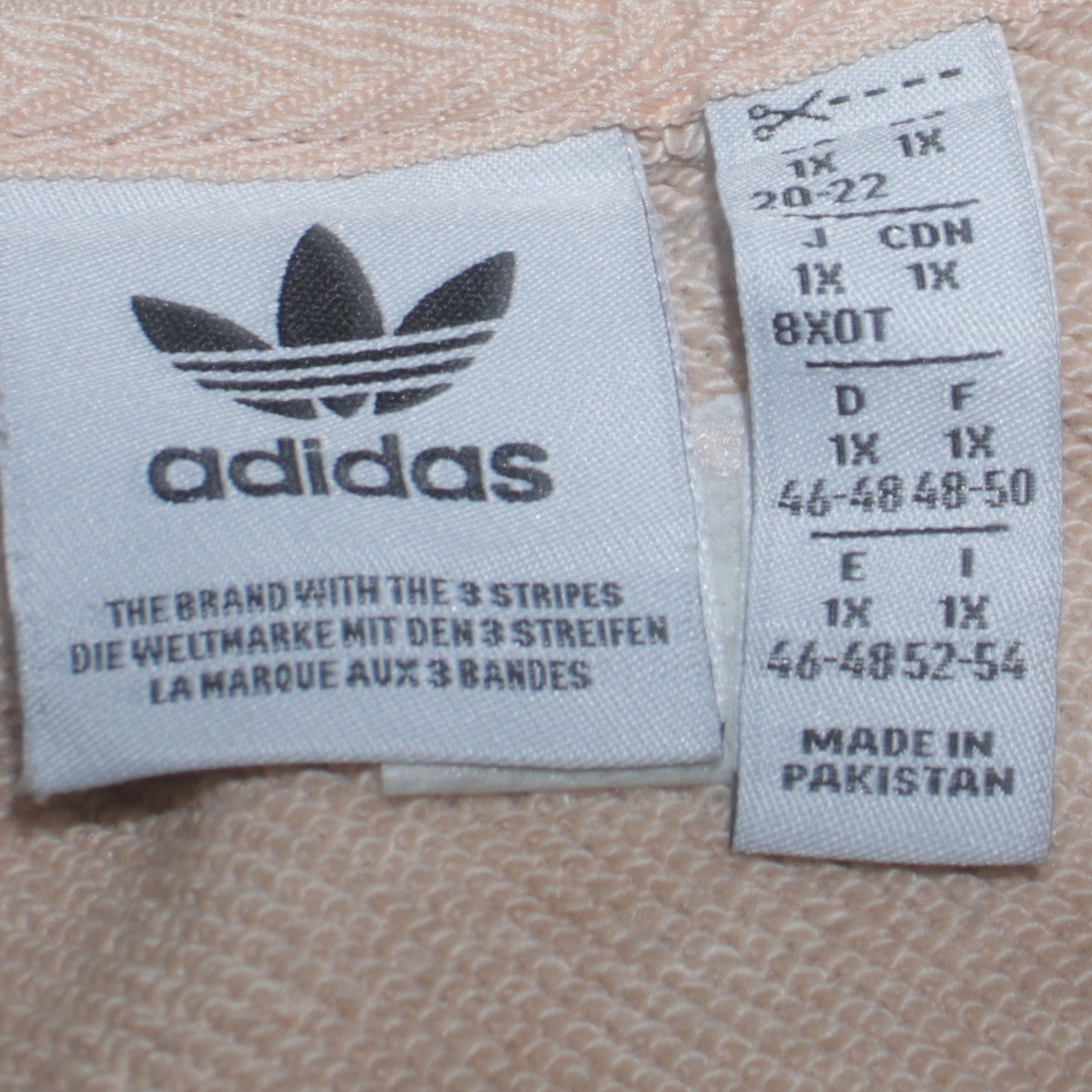 Adidas Women Beige 1X Pullover Sweatshirt with Logo Print