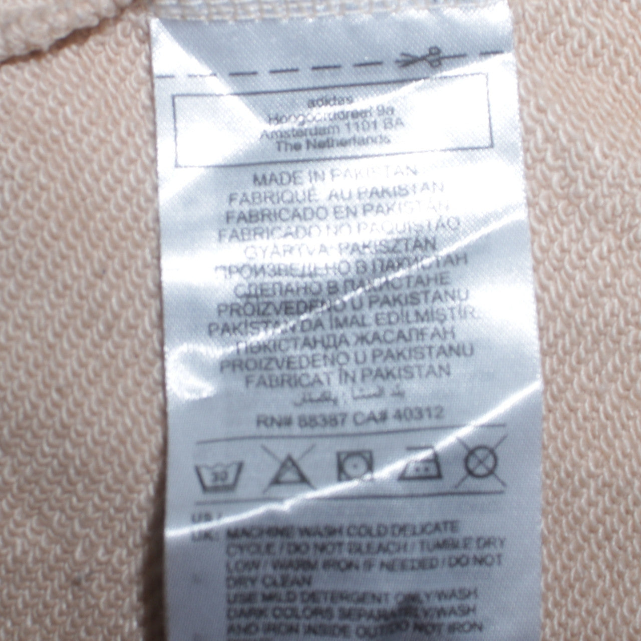Adidas Women Beige 1X Pullover Sweatshirt with Logo Print