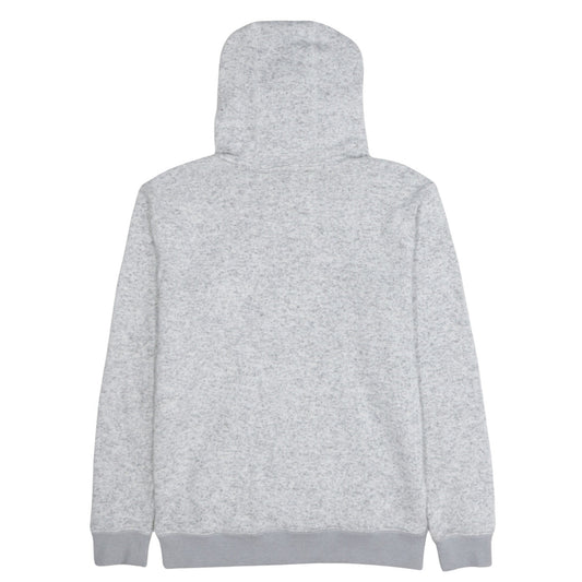 Quiksilver Womens Grey Pullover Hoodie Size L Logo Print Casual