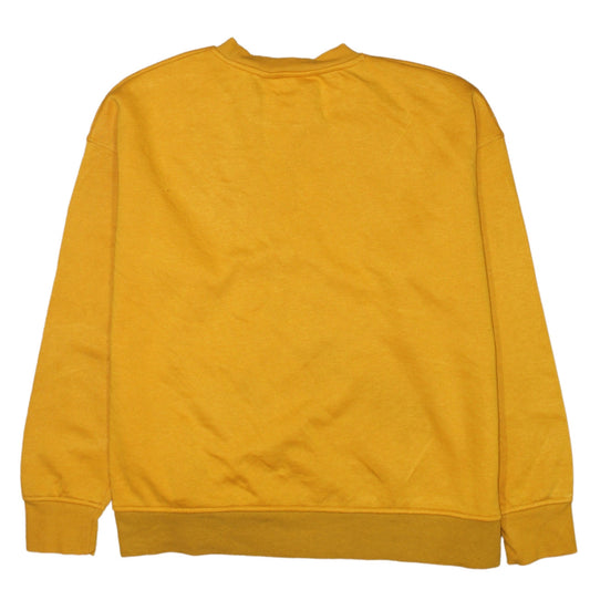 Disney Women’s Yellow Mickey & Co Pullover Sweatshirt Size S
