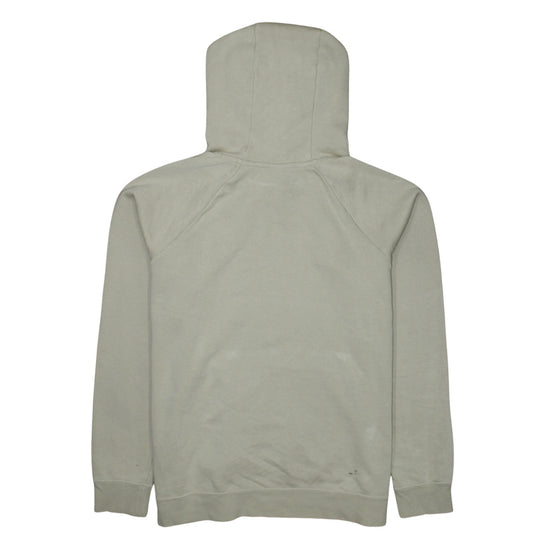 Nike Men's Beige XL Pullover Hoodie with Logo and Kangaroo Pocket