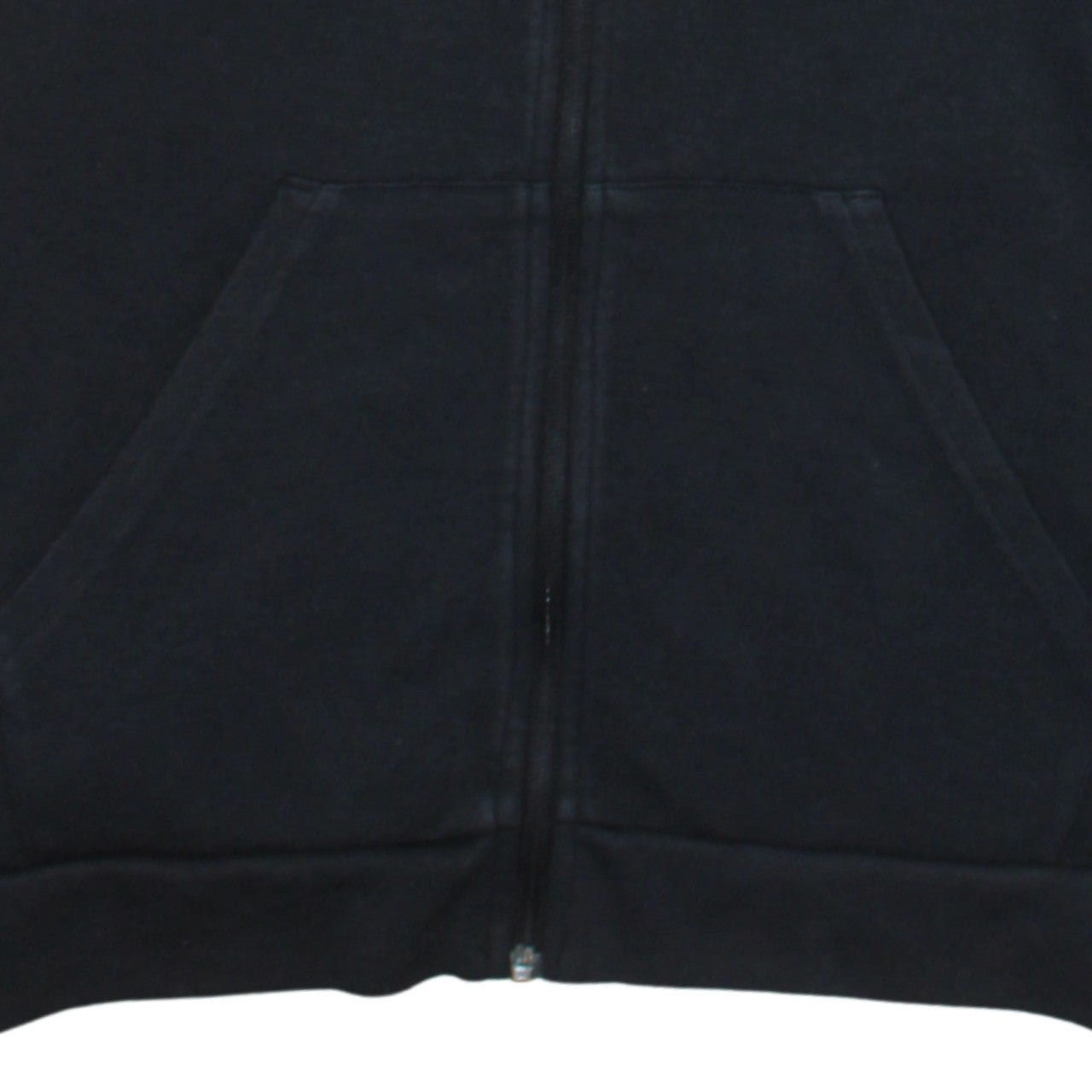 Adidas Teens Black Full Zip Hoodie L Sportswear Logo Sweatshirt
