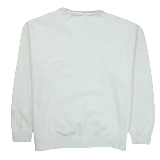 Nike Men's White 1/4 Zip Fleece Sweatshirt Small