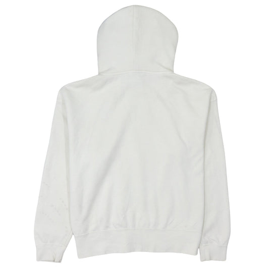 Nike Men's White Pullover Hoodie M Regular Fit Fleece Sweatshirt