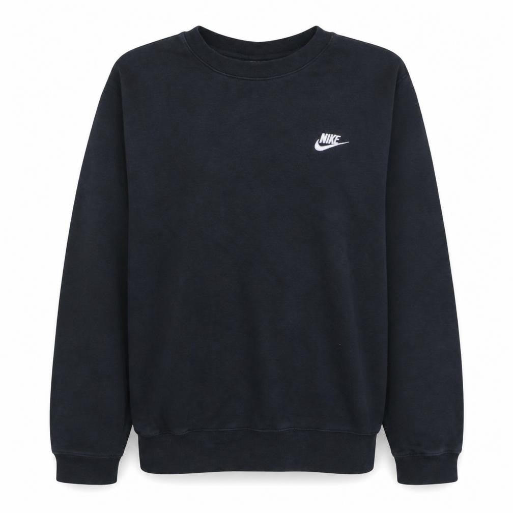 Nike Women’s Black Small Pullover Sweatshirt Crew Neck Cotton Blend