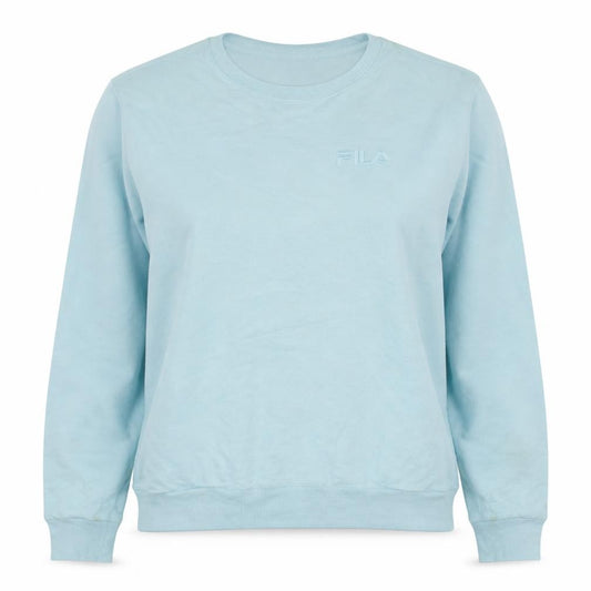 FILA Women's Blue Pullover Sweatshirt Size S Crew Neck Logo Casual