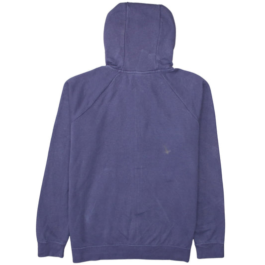 Nike Women Purple Full Zip Hoodie Size L Cotton Blend