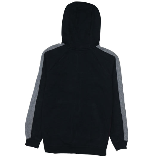 Nike Air Women's Black XS Full Zip Hoodie with Grey Stripes