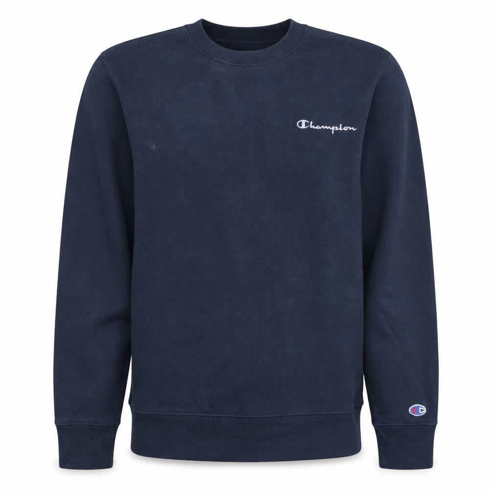 Champion Men's Blue Small Pullover Crew Neck Sweatshirt