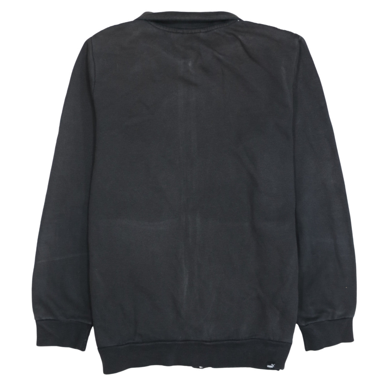 Puma Men's Black Small Full Zip Track Sweatshirt Jacket