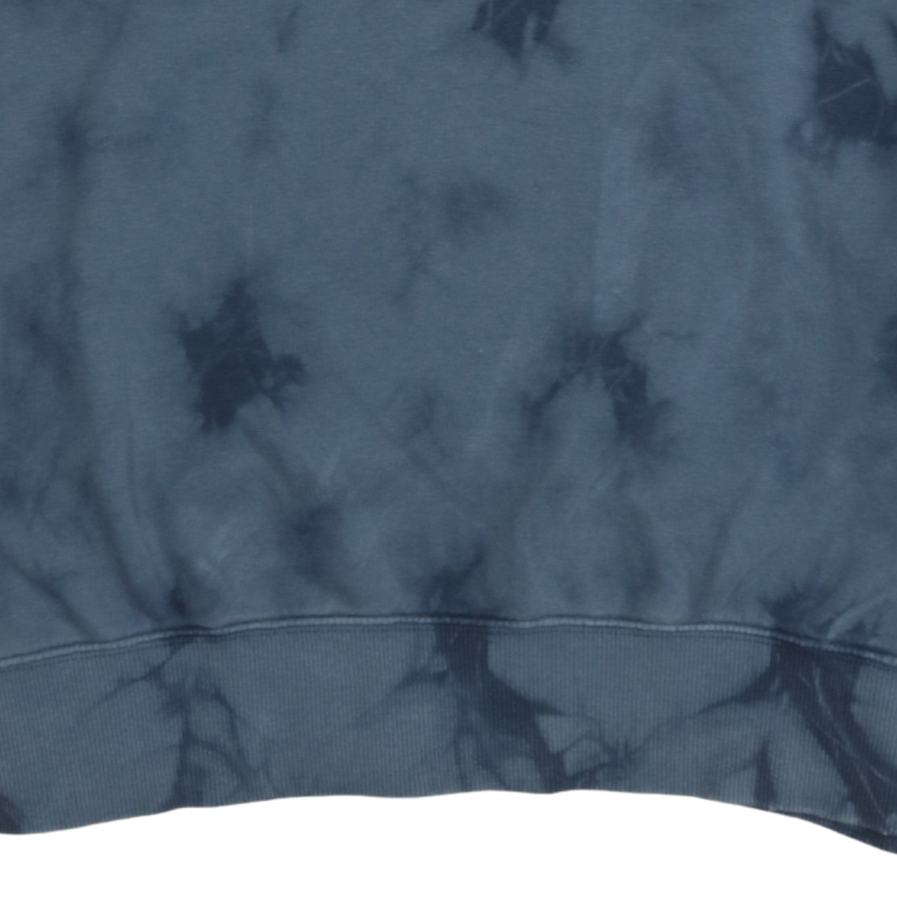 Wrangler Men's Blue Tie-Dye Cotton Crew Neck Sweatshirt L