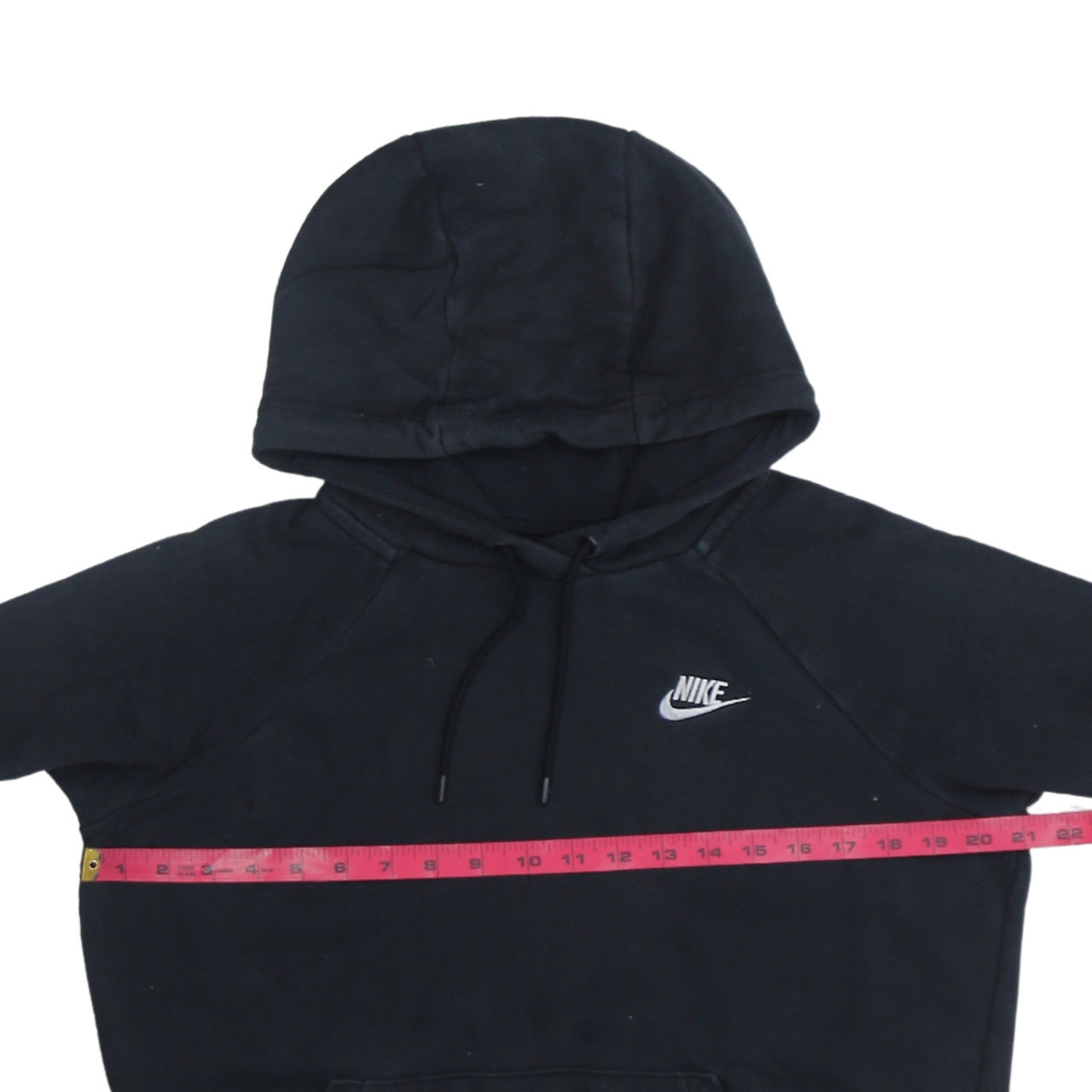 Nike Men's Black Pullover Hoodie Small Fleece Logo Sportswear