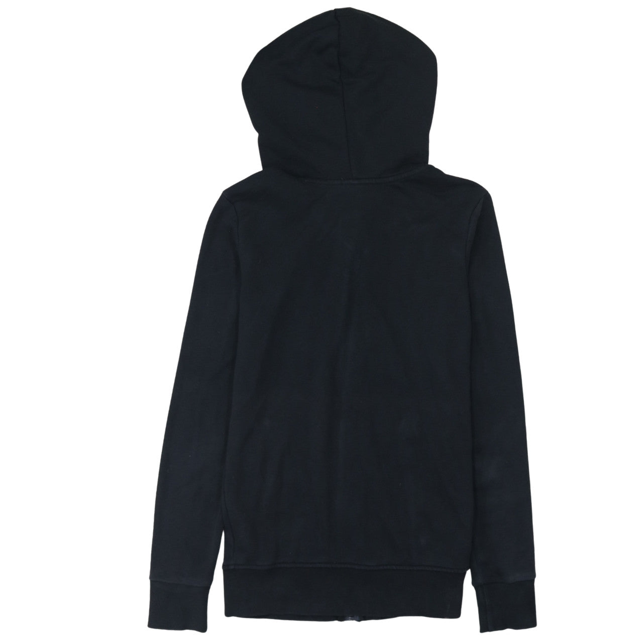 Adidas Womens Black XS Full Zip Hoodie Sweatshirt Classic Style