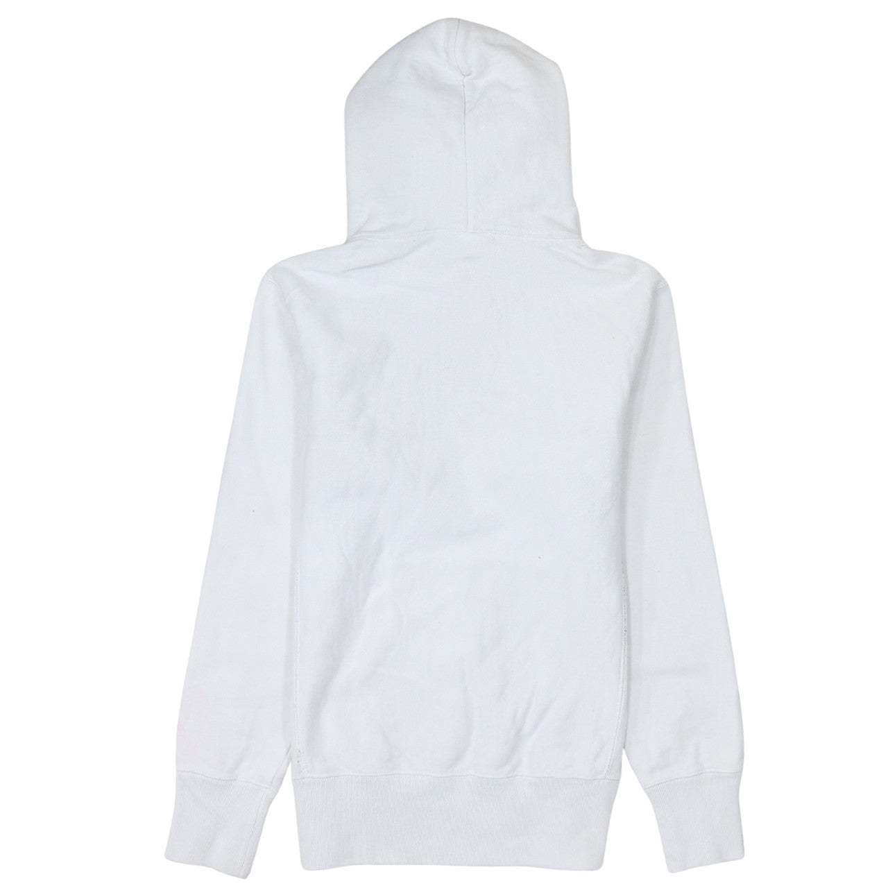 Champion Men's White Medium Pullover Hoodie with Logo Embroidery