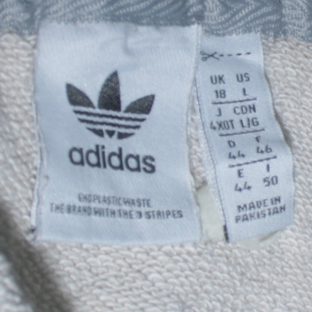 Adidas Women Grey Hoodie UK 18 Pullover Hooded Sweatshirt