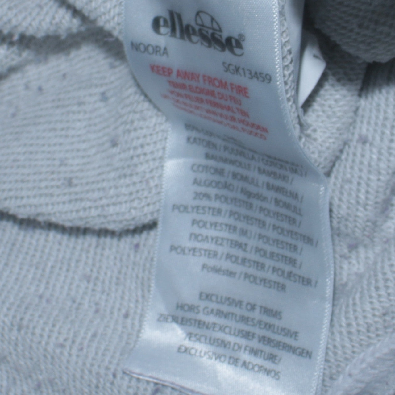 Ellesse Womens Grey Jogger Sweatpants Size 10 Regular Fit