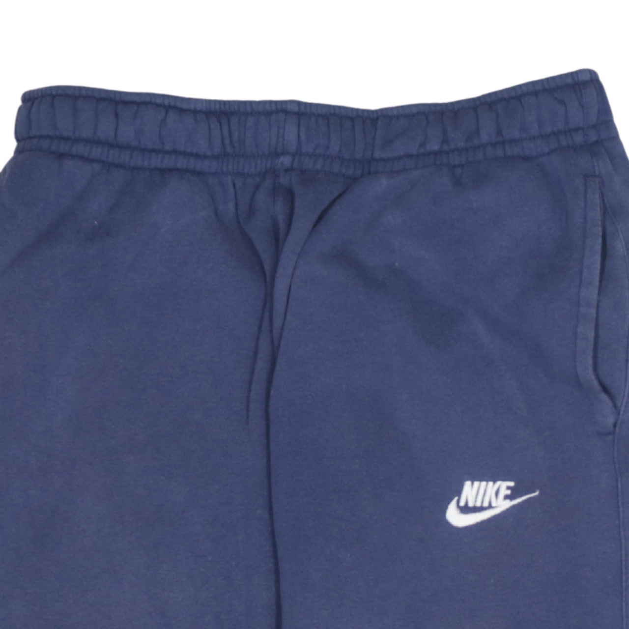 Nike Men's Blue Fleece Joggers Size S Regular Fit Tapered Sweatpants