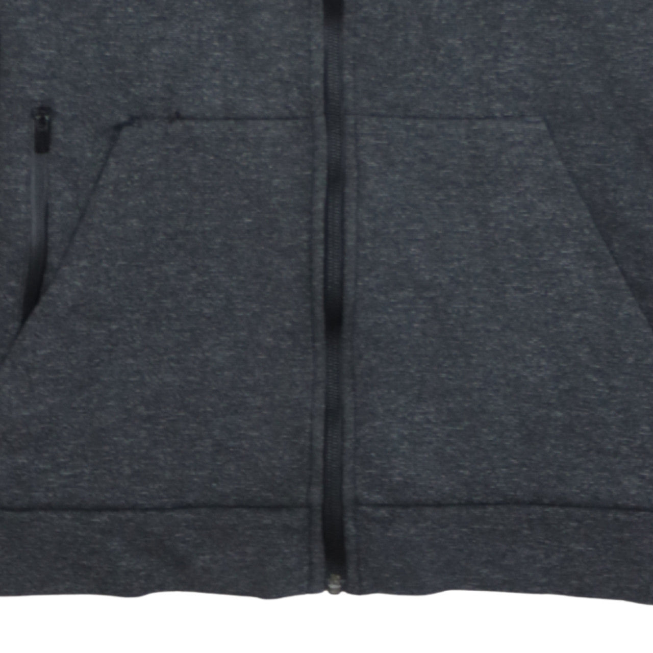 Adidas Boys Dark Grey Full Zip Hoodie Size 11-12 Years Hooded Sportswear