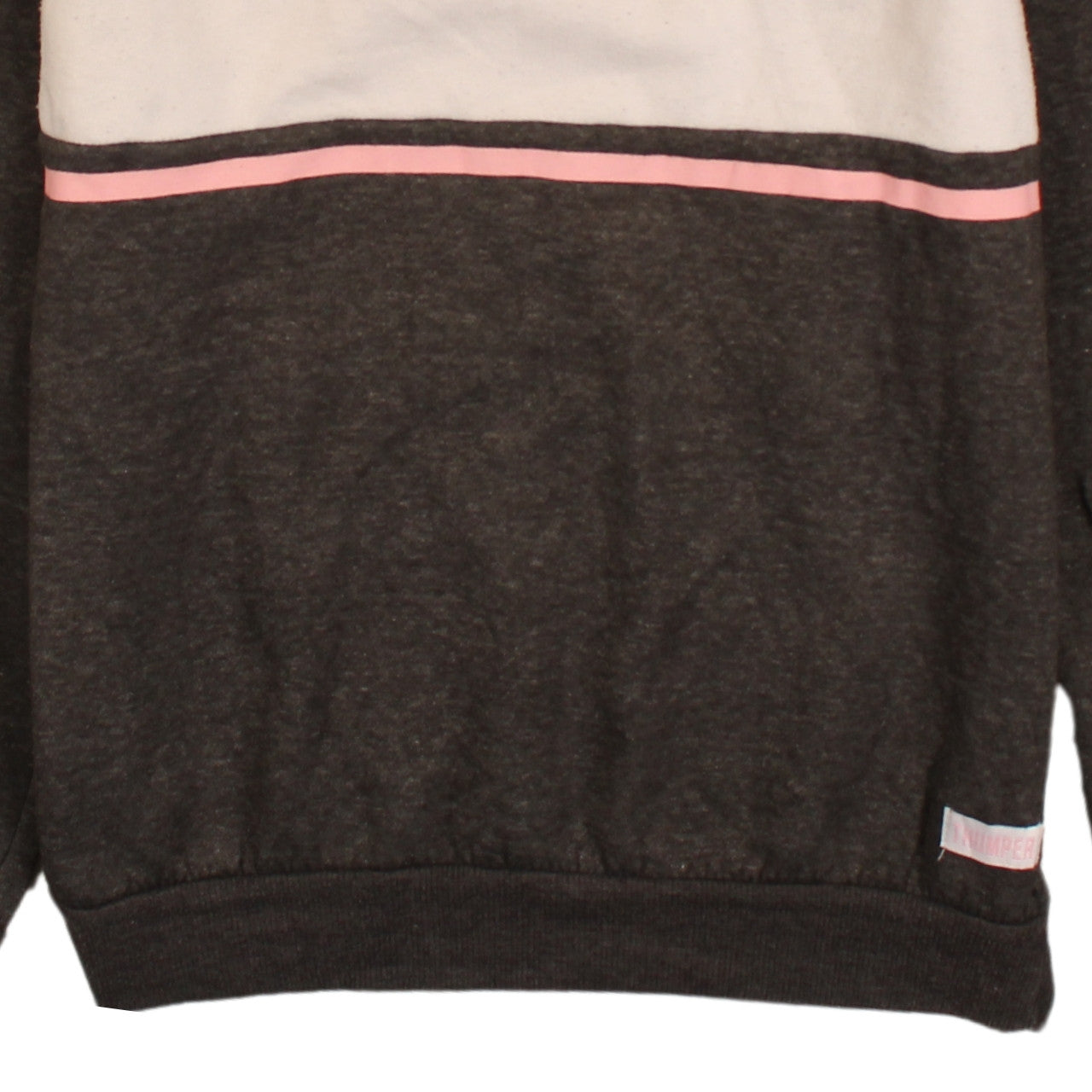 Disney Women Grey Thumper Sweatshirt XS Crew Neck Long Sleeve Pullover