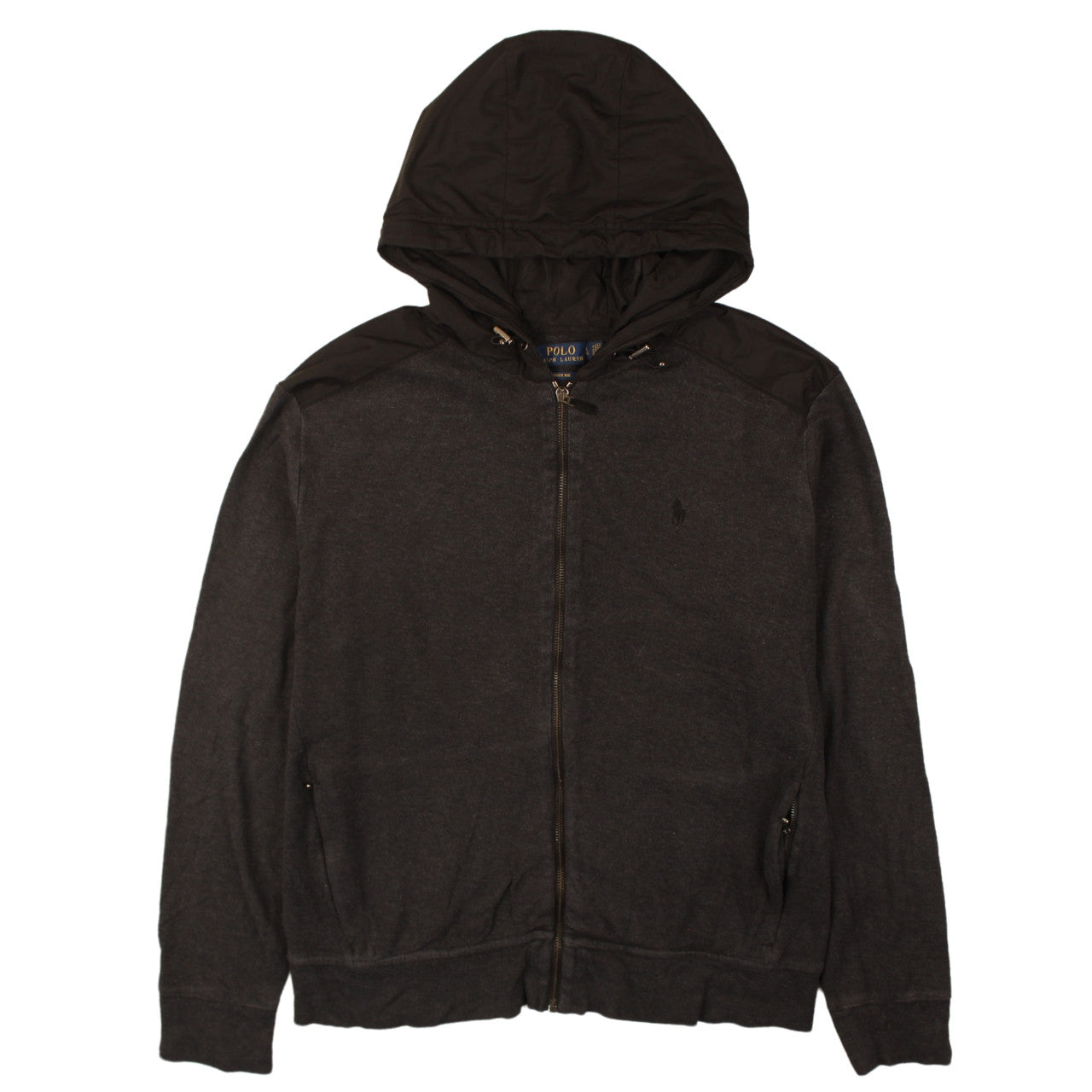 Polo Ralph Lauren Men's Black Full Zip Hoodie Size L