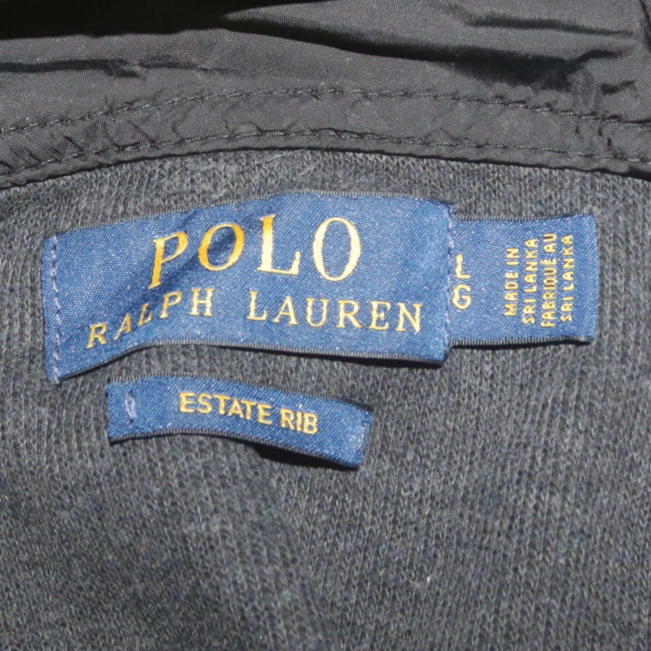 Polo Ralph Lauren Men's Black Full Zip Hoodie Size L