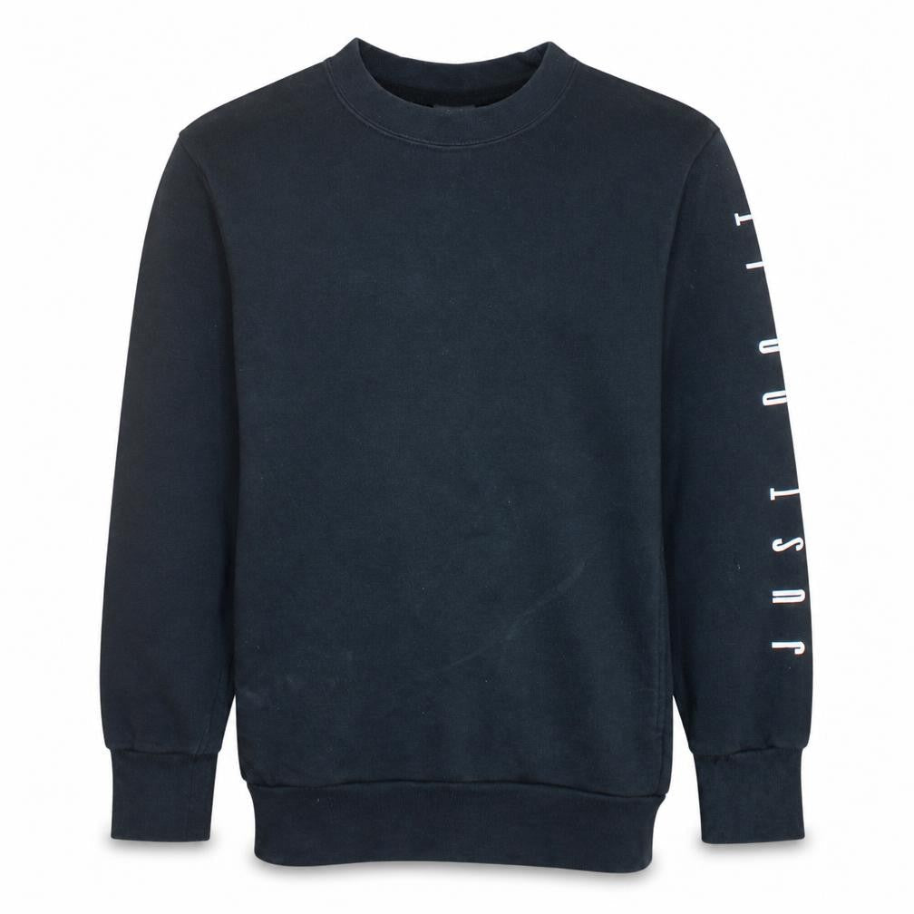 Nike Men's Black Dri-FIT XS Crew Neck Pullover Sweatshirt Just Do It