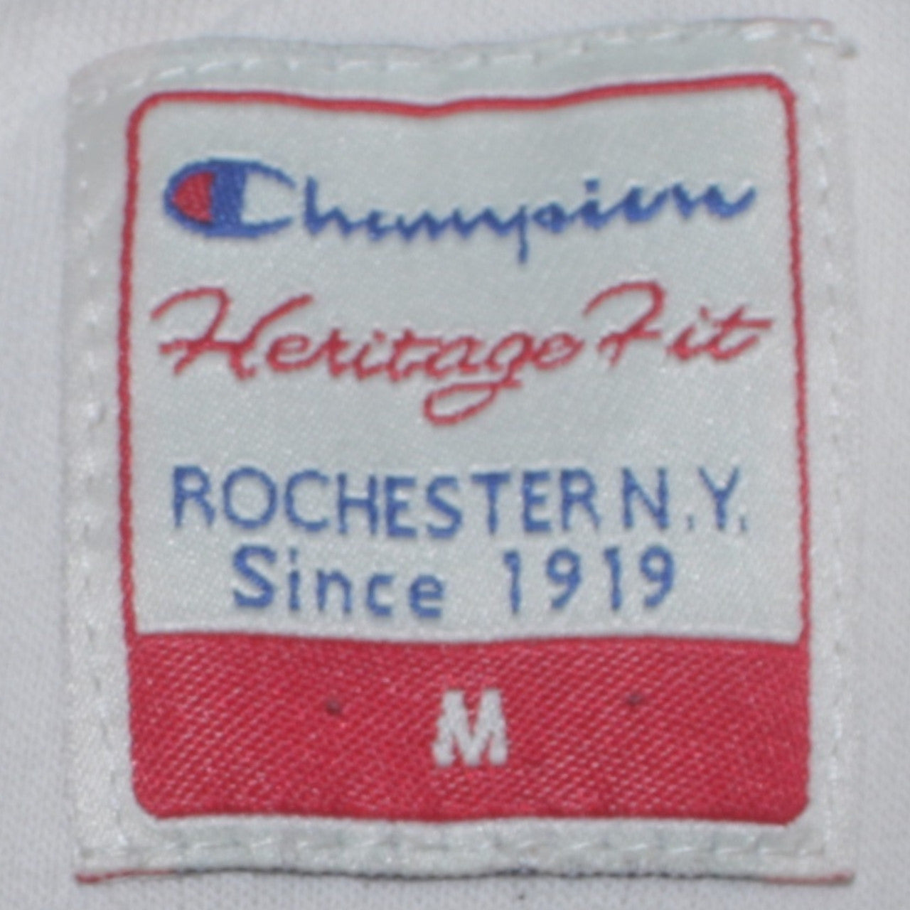Champion Men's Grey Heritage Fit Hoodie M Pullover Logo Fleece