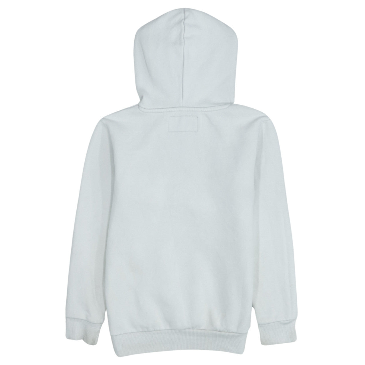 Fila Boys White Pullover Hoodie 13 Years Cotton Blend Logo Design