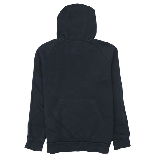 Adidas Boys Black Pullover Hoodie 13-14 Years Cotton Blend Sportswear