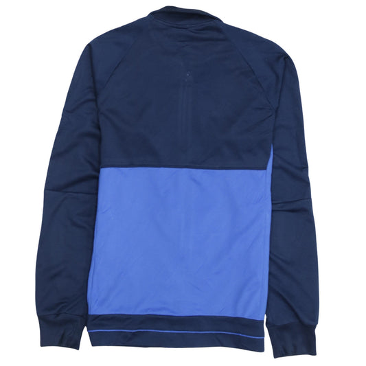 Adidas Men's Blue Full Zip Track Sweatshirt Size S