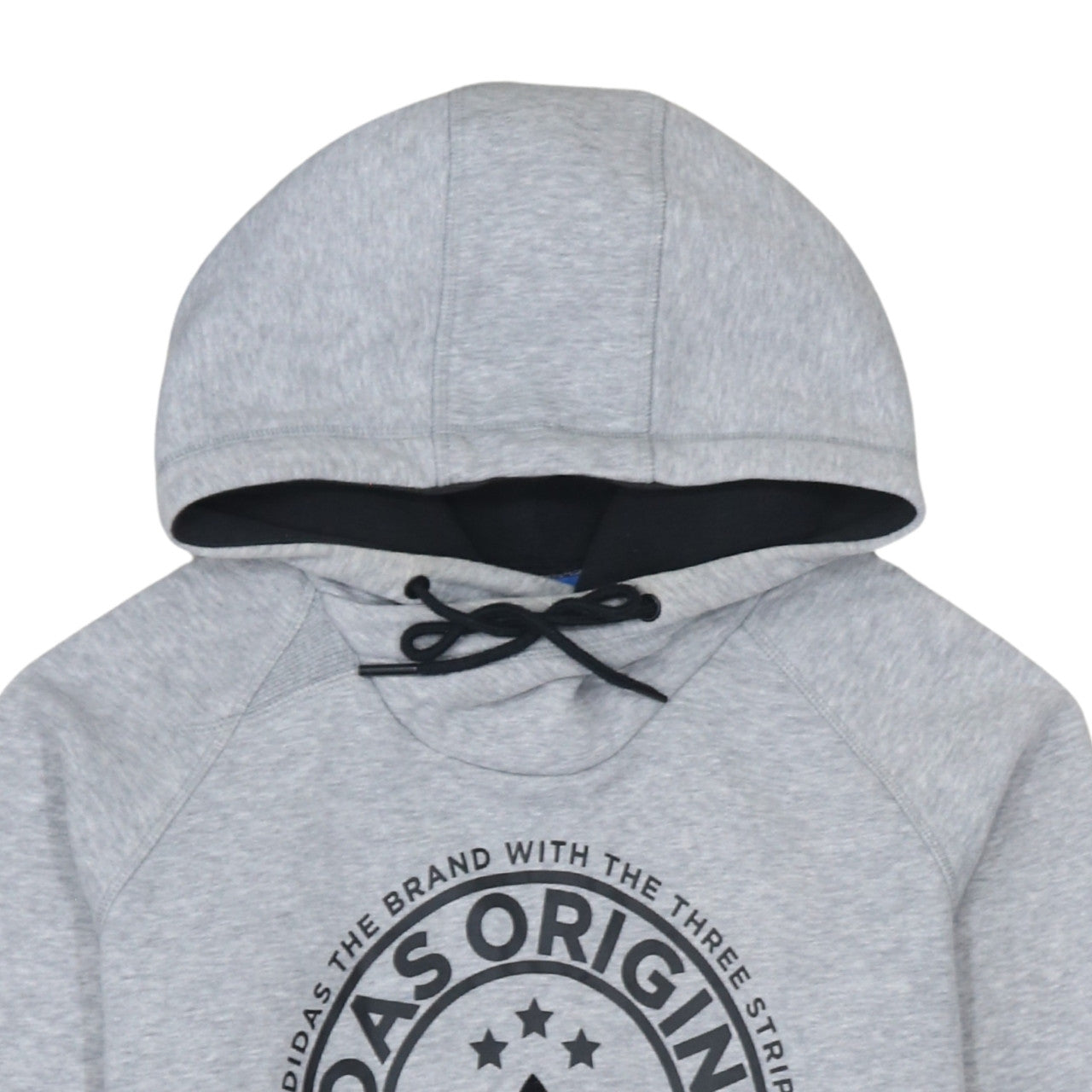 Adidas Originals Women's Grey Hoodie Size 12 Pullover Logo Sweatshirt
