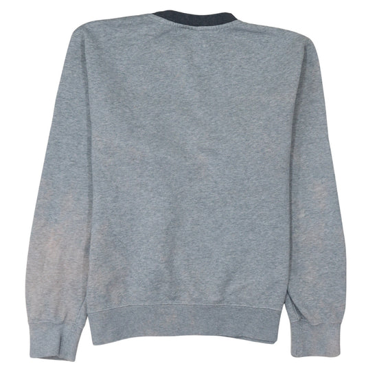 Nike Mens Grey Embroidered Logo Crew Neck Sweatshirt Small