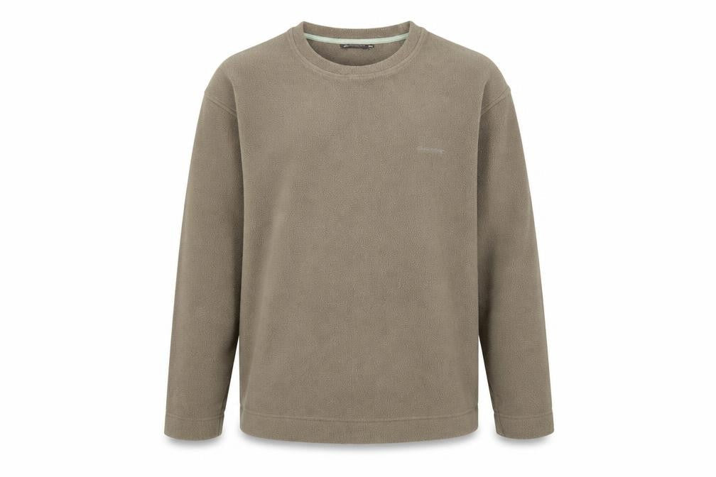 Craghoppers Men’s Brown XL Fleece Pyjama Top Long Sleeve Pullover