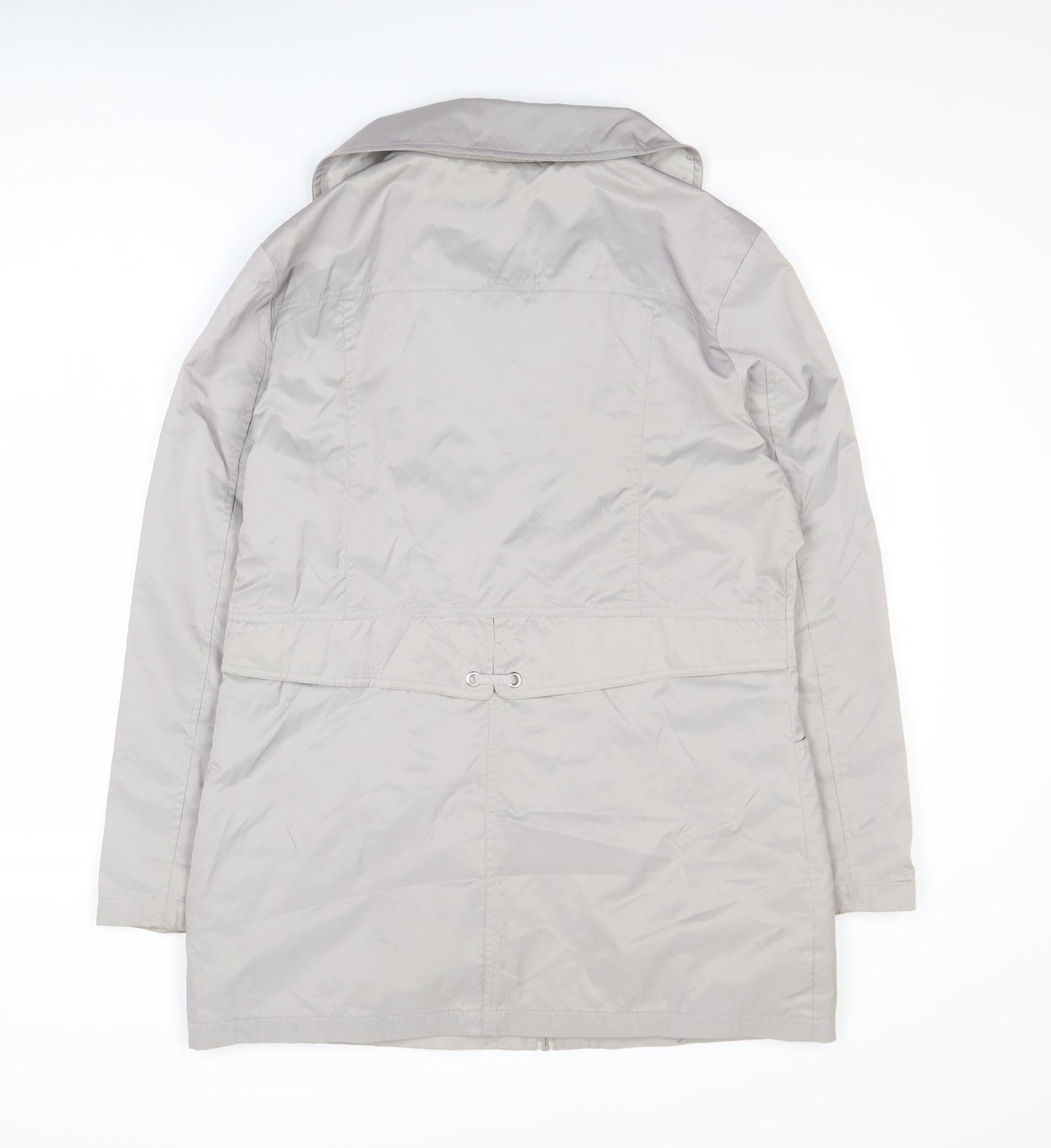 Finesse Women’s Grey Size 12 Mid-Length Zip Jacket