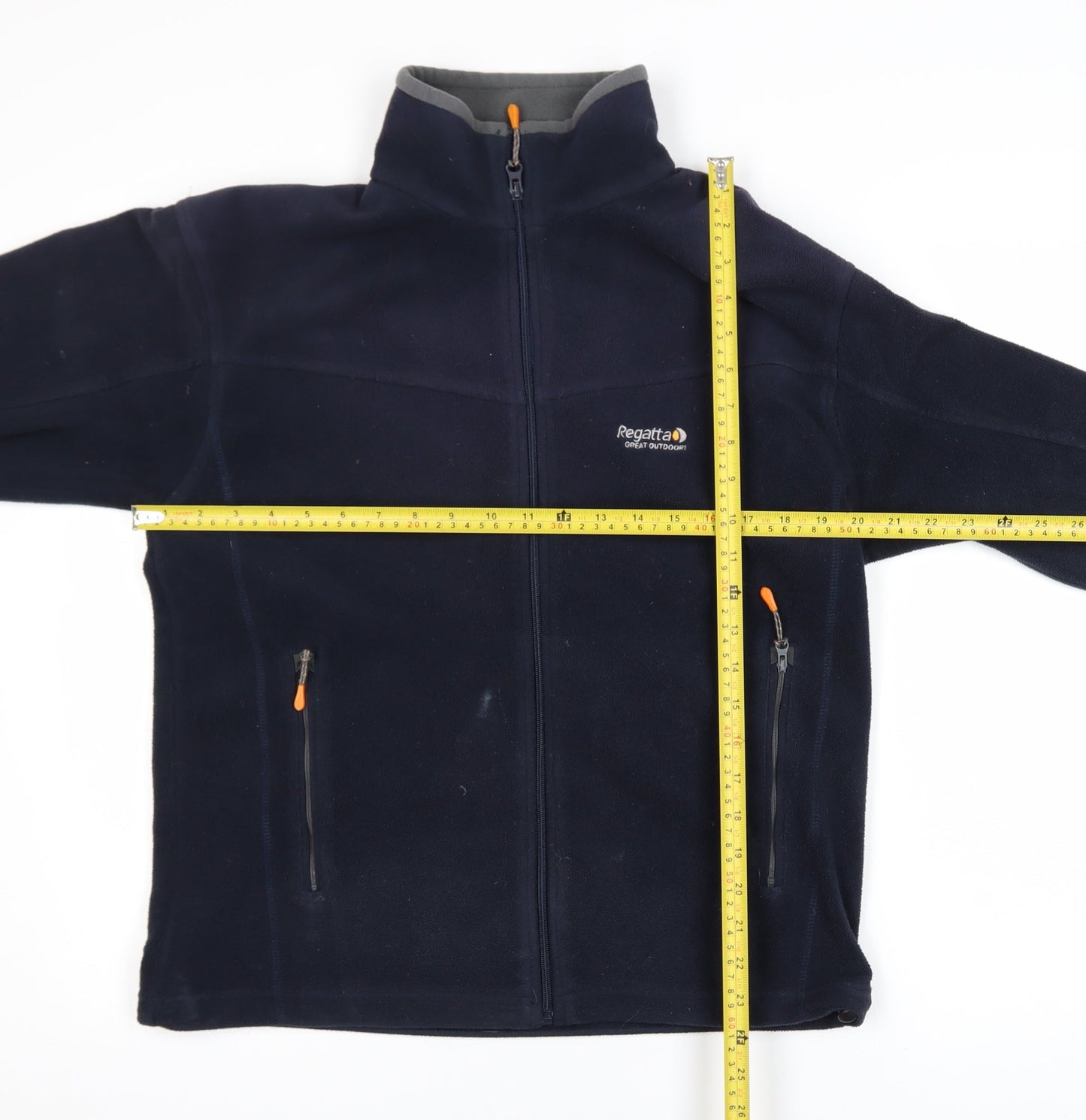 Regatta Men's Navy Blue Fleece Full Zip Jacket Size S Outdoor Wear