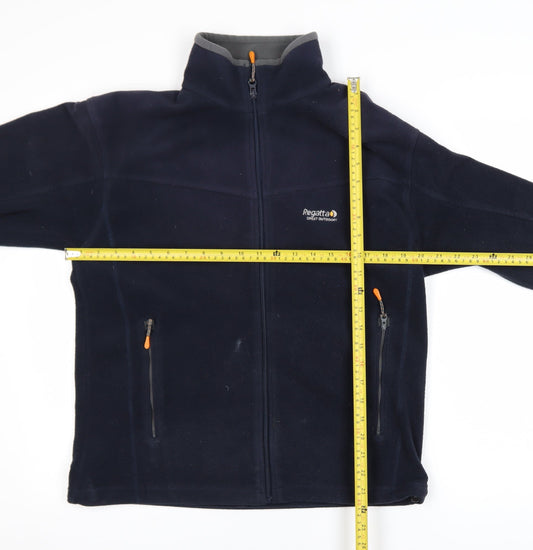 Regatta Men's Navy Blue Fleece Full Zip Jacket Size S Outdoor Wear