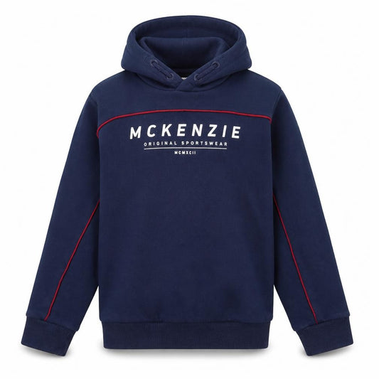 McKenzie Boys Navy Pullover Hoodie Size 10-12 Years Graphic Print