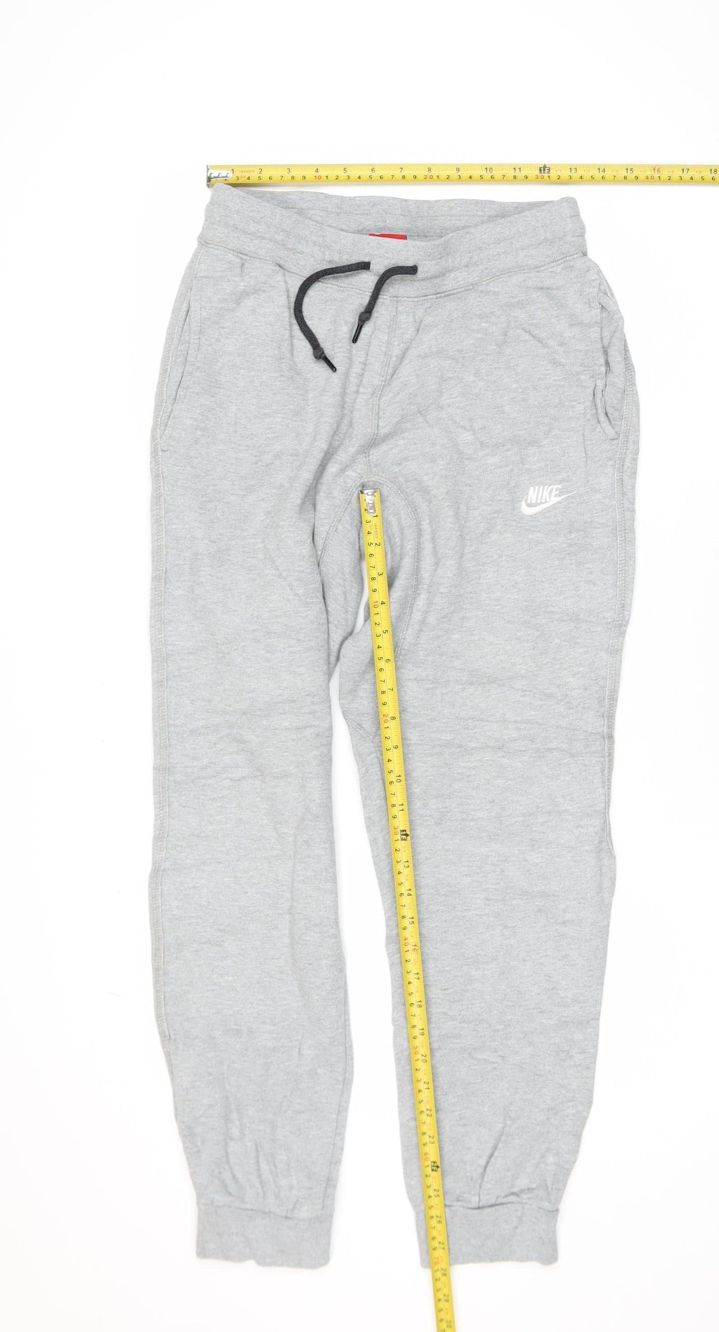 Nike Men's Grey Jogger Sweatpants S Regular Fit Cotton
