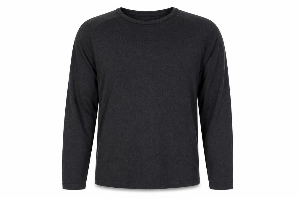Front view of Red Herring Men's Black Cotton Crew Neck jumper XL