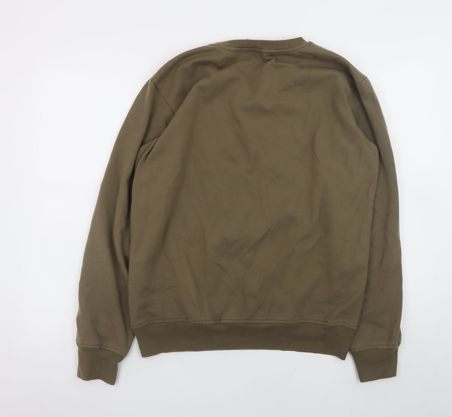 Nicce London Men’s Brown Crew Neck Logo Sweatshirt Size L