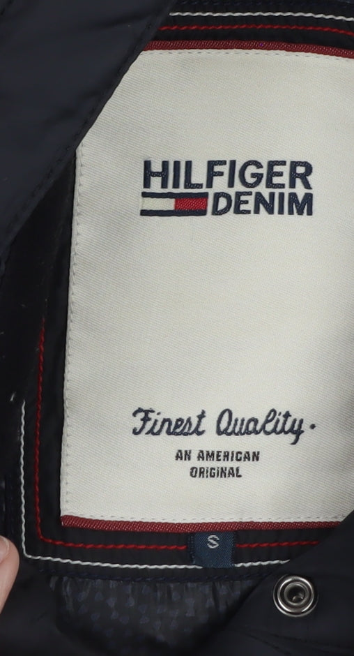 Tommy Hilfiger Women's Black Puffer Jacket Hooded Size S
