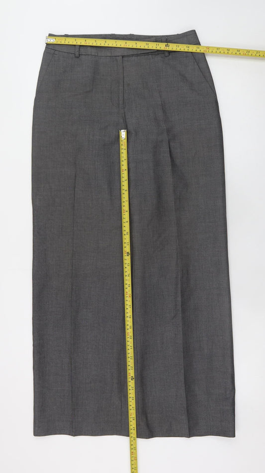 Liz Claiborne Women Grey Size 6P Petite Dress Pants