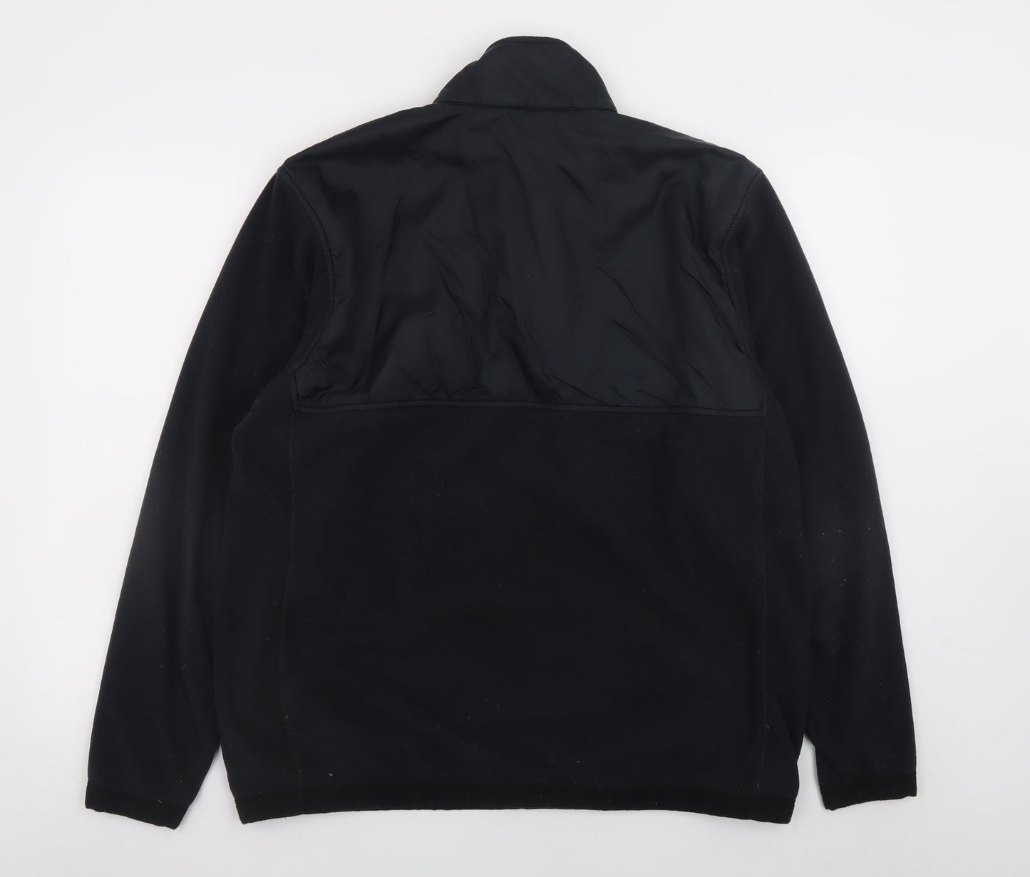 Nike Men's Black 1/4 Zip Fleece Pullover Sweatshirt Size L