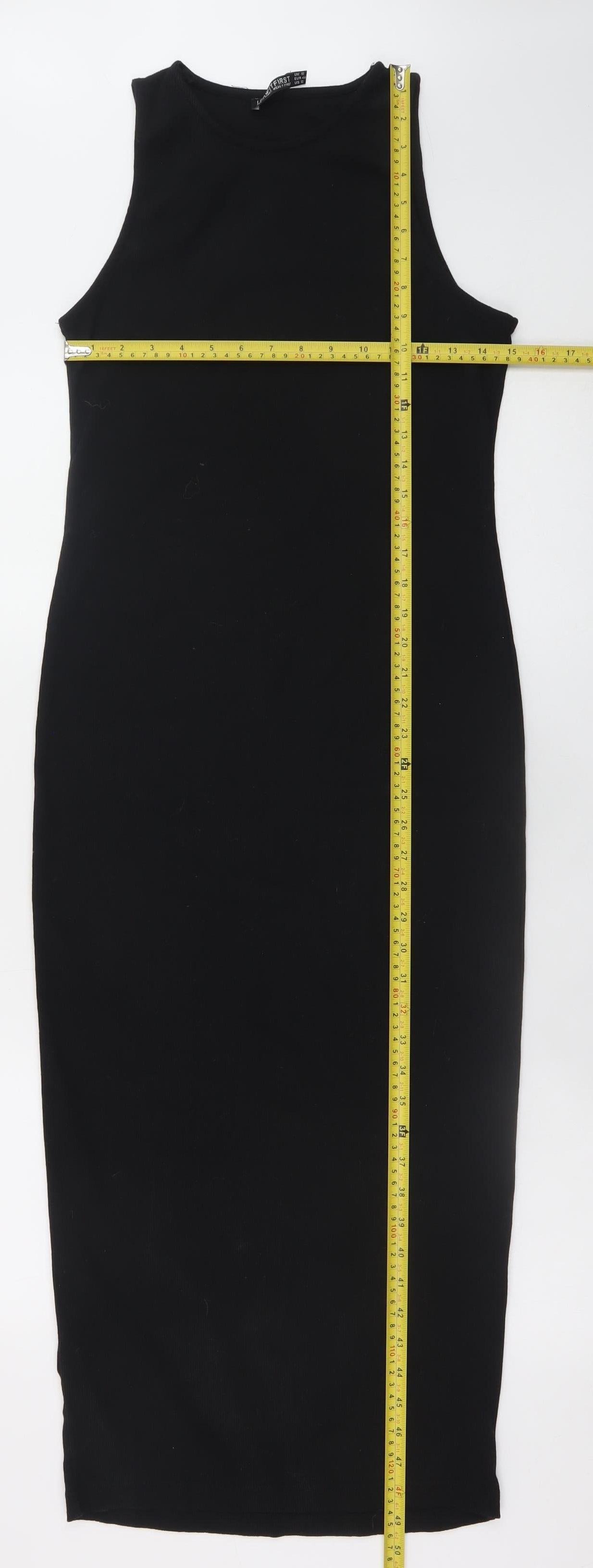 I Saw It First Women’s Black Size 16 Bodycon Midi Dress