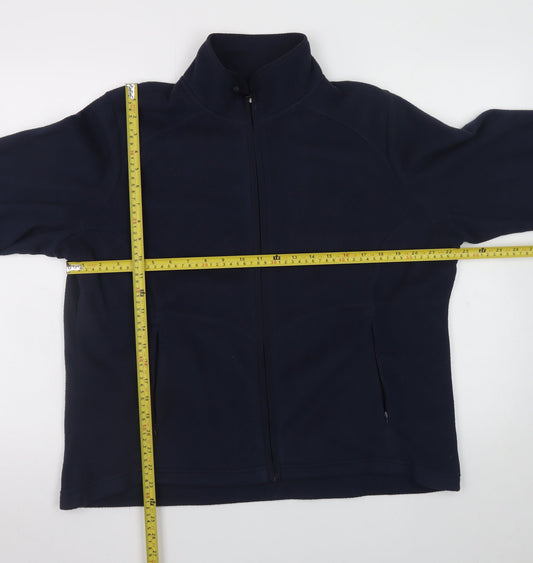 Marks and Spencer Men's Blue Fleece Full Zip Jacket Size 2XL
