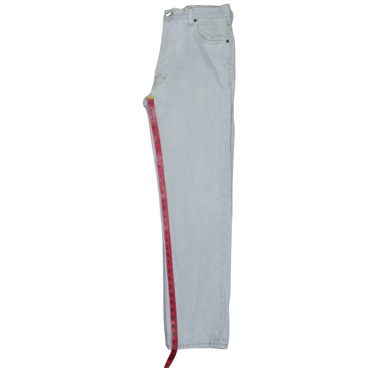 Blue Star Men’s Light Blue Straight Denim Jeans 38in Regular Fit Vintage