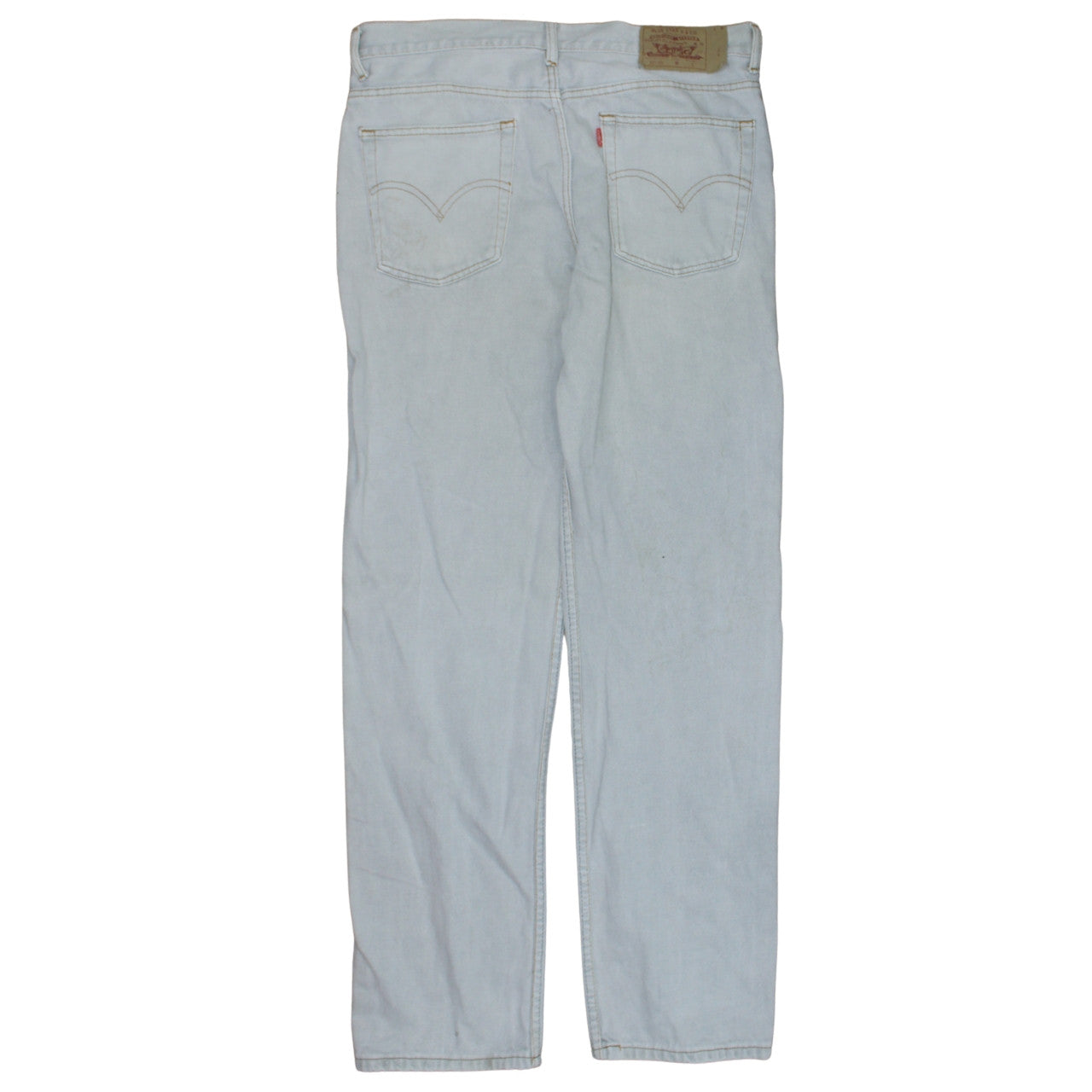 Blue Star Men’s Light Blue Straight Denim Jeans 38in Regular Fit Vintage