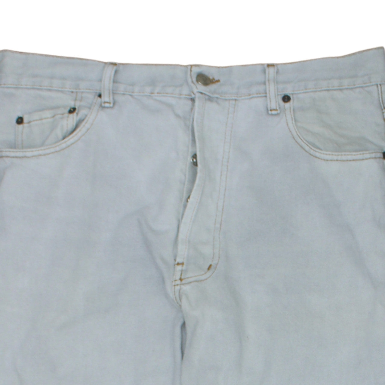 Blue Star Men’s Light Blue Straight Denim Jeans 38in Regular Fit Vintage