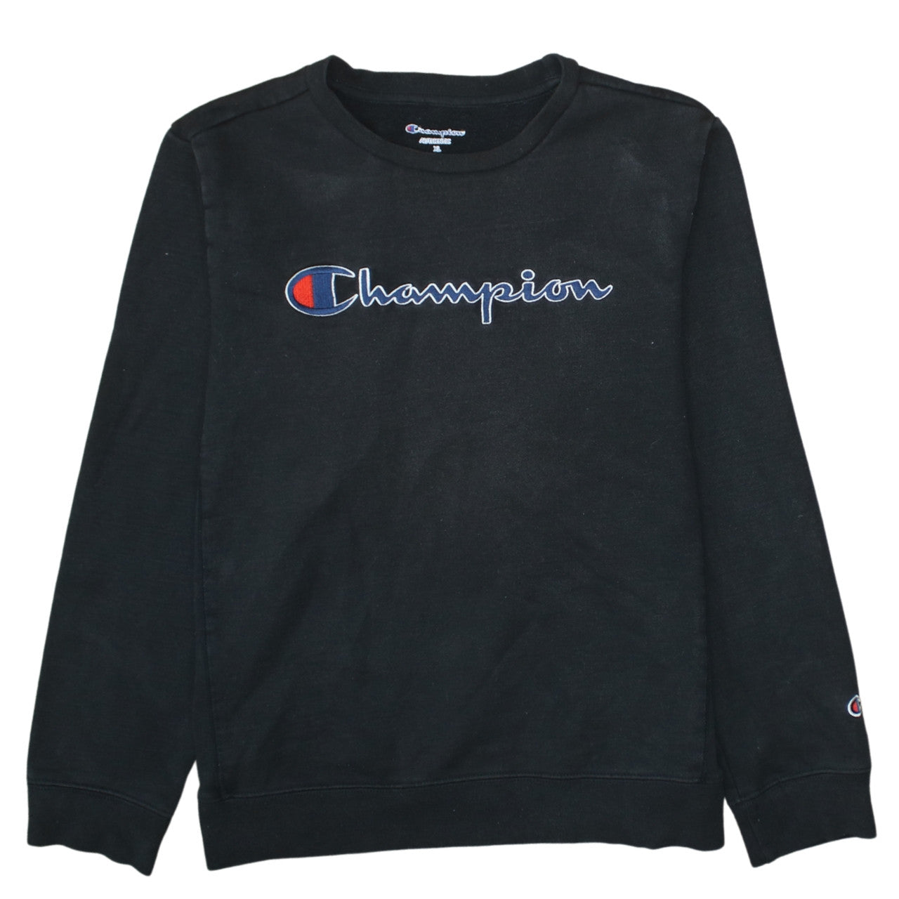 Champion Men's Black XL Pullover Sweatshirt Crew Neck Fleece